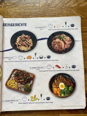 Posting complete menu  at Min Ramen Bar in Karlsruhe