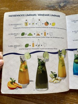 Posting complete menu  at Min Ramen Bar in Karlsruhe