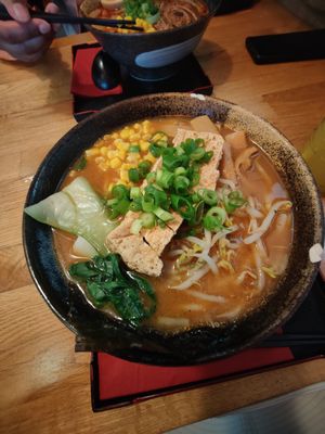 Vegan Miso Ramen at Min Ramen Bar in Karlsruhe