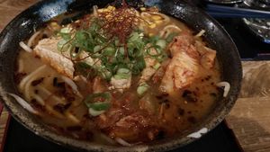 Spicy vegan Ramen  at Min Ramen Bar in Karlsruhe