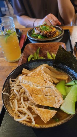 Miso Ramen extra Tofu at Min Ramen Bar in Karlsruhe
