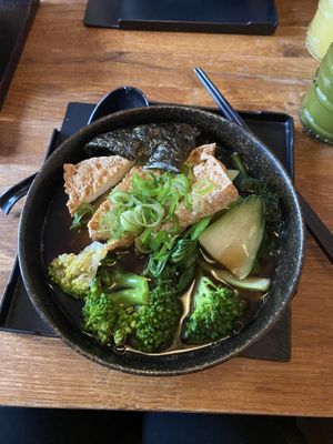 Vegan Shoyu Ramen with Tofu  at Min Ramen Bar in Karlsruhe