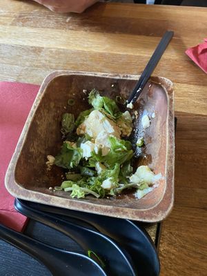 Vegan Hiyayakko (after my family ate it)  at Min Ramen Bar in Karlsruhe