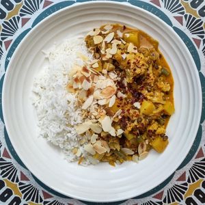 Indisches Gemüse-Curry at meinRad - Zentralstrasse - Food Truck in Luzern