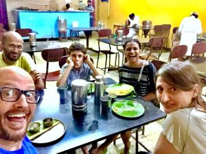 Crazy people inside Vaigai  at Vaigai in Koot Road