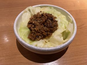 Cabbage at Kōng Yě Sù MiànShí 空也素麵食 in Taichung
