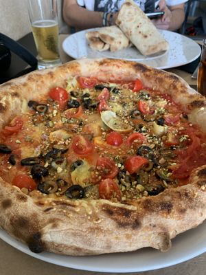 pizza vegana  at Non Solo Pane in Condeixa
