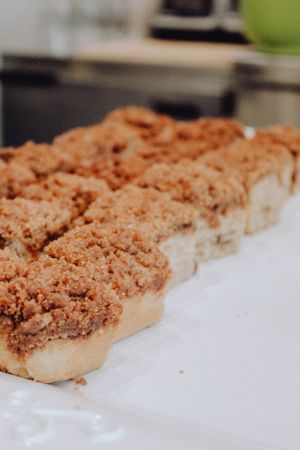 Vegan Coffee Cake at Arcadia Coffee in Fort Worth