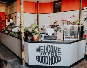 Counter at Arcadia Coffee in Fort Worth