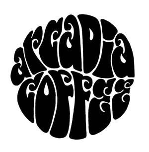 Logo at Arcadia Coffee in Fort Worth