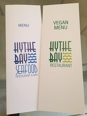 Brand New Vegan Menu. at The Waterfront in Hythe