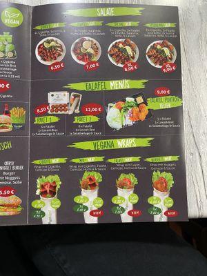 Menu  at Veganland - Kalker in Cologne