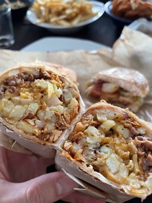 Crazy burrito at Furahaa - Vegan in Paris