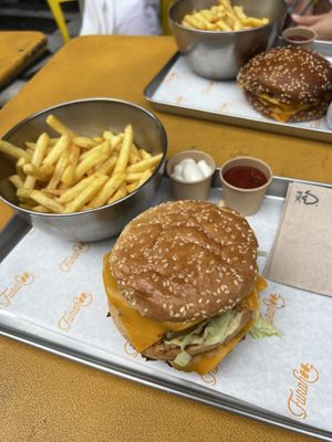 Furahaa at left and beyond furahaa at right.   at Furahaa - Vegan in Paris