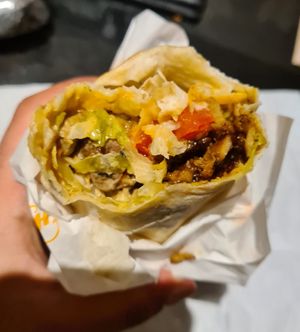 Kebab 2.0 burrito at Furahaa - Vegan in Paris