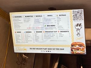 Menu at Furahaa - Vegan in Paris