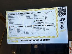 Menu at Furahaa - Vegan in Paris
