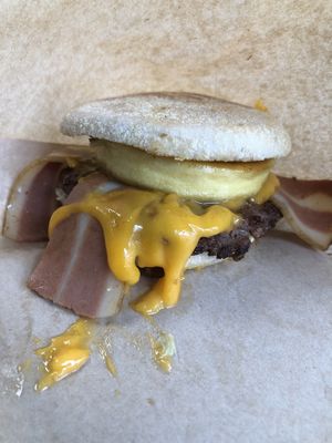 I came back to try the breakfast muffin. Excellent!  at Furahaa - Vegan in Paris