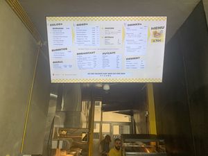 Menu Board   at Furahaa - Vegan in Paris