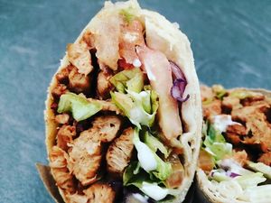 Friend Chik'n Burrito at Furahaa - Vegan in Paris