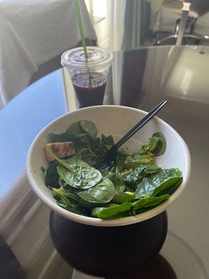 Tofu spinach salad mmmmmmm at Truth & Tonic in Las Vegas