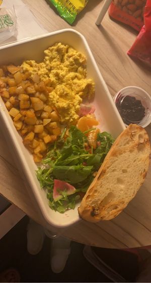 This place is amazing! I got the Just Egg breakfast!   at Truth & Tonic in Las Vegas