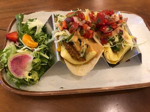 The breakfast tacos were absolutely amazing   at Truth & Tonic in Las Vegas