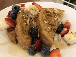 The bomb French toast    at Truth & Tonic in Las Vegas