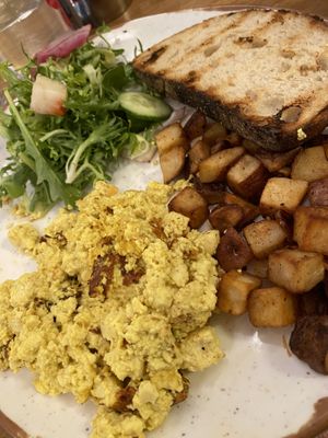 Tofu Nooch breakfast scramble   at Truth & Tonic in Las Vegas