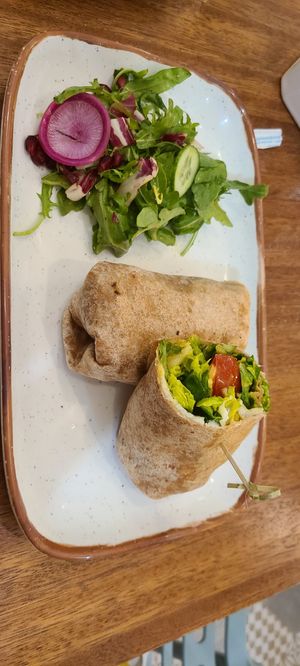 Vegan Chicken Avocado Wrap at Truth & Tonic in Las Vegas
