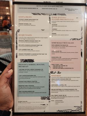 Menu at Truth & Tonic in Las Vegas