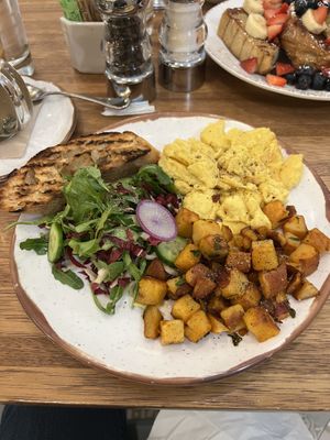 Just Egg Scramble #Veganuary at Truth & Tonic in Las Vegas