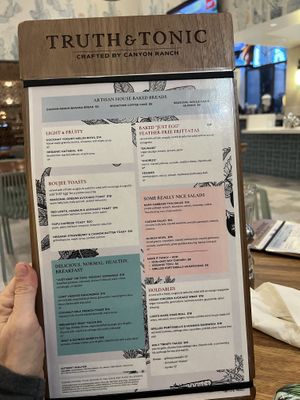 Wonderful menu! #Veganuary at Truth & Tonic in Las Vegas