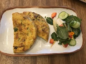 Just egg frittata  at Truth & Tonic in Las Vegas