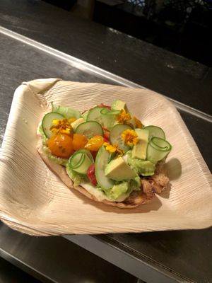 Cauliflower Hummus & Avocado Toast at Truth & Tonic in Las Vegas