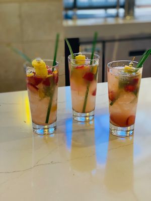 Organic Strawberry Punch with Prairie Organic Vodka at Truth & Tonic in Las Vegas