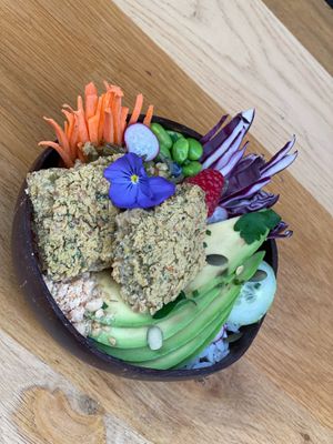 Bowl Falafel at Cactus Restos in Paris