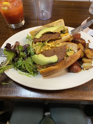  #Veganuary at Bonjour Cafe in Boston
