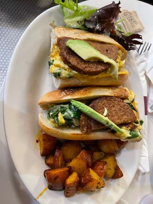  at Bonjour Cafe in Boston