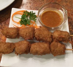 Kebabs  at Loma House Vegetarian Express in Edmonton