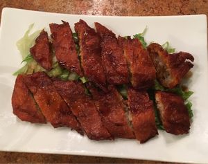 Bbq seitan at Loma House Vegetarian Express in Edmonton