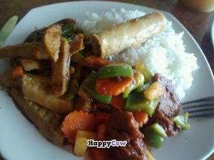 Food at Loma House Vegetarian Express in Edmonton