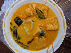 Curry Ramen - 3/5 - Huge portions, the veggie balls were weird at Loma House Vegetarian Express in Edmonton