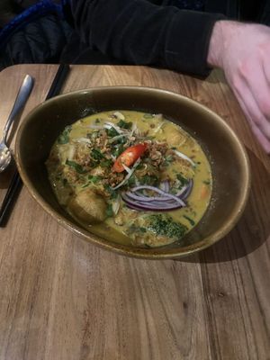 Vegan Laksa soup  at Took Took in North West London