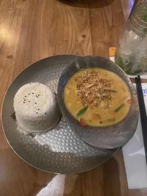 Vegan chicken Penang curry   at Took Took in North West London