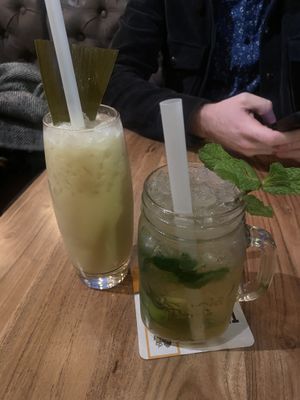 Virgin piña colada and mojito   at Took Took in North West London