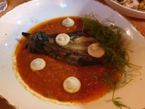 Main (aubergine) at V or V in Sheffield