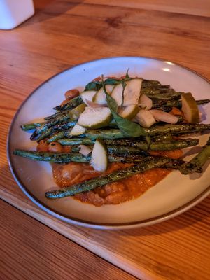 BBQ green beans at V or V in Sheffield