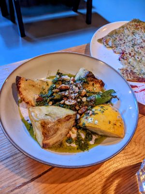 Griddled courgettes at V or V in Sheffield