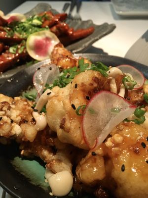 Fried cauliflower  at kō än in Cary